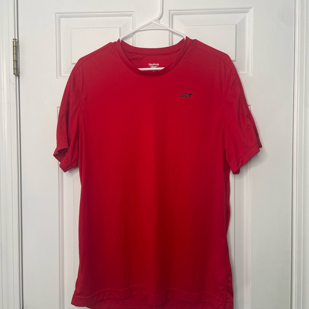 Reebok Men's Vibrant Red Short Sleeve Tee
